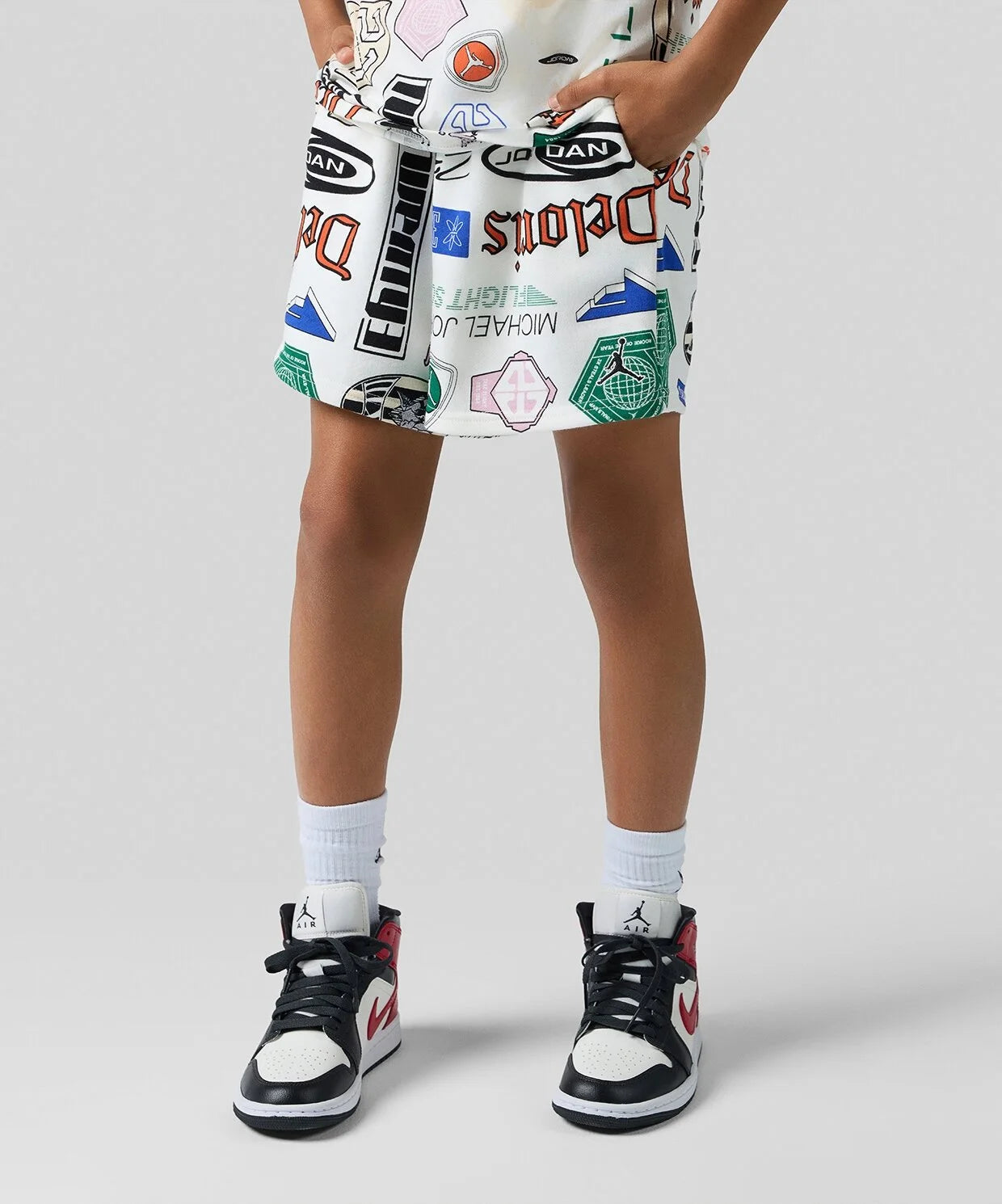 Jordan Shorts Essentials bianco da bambino