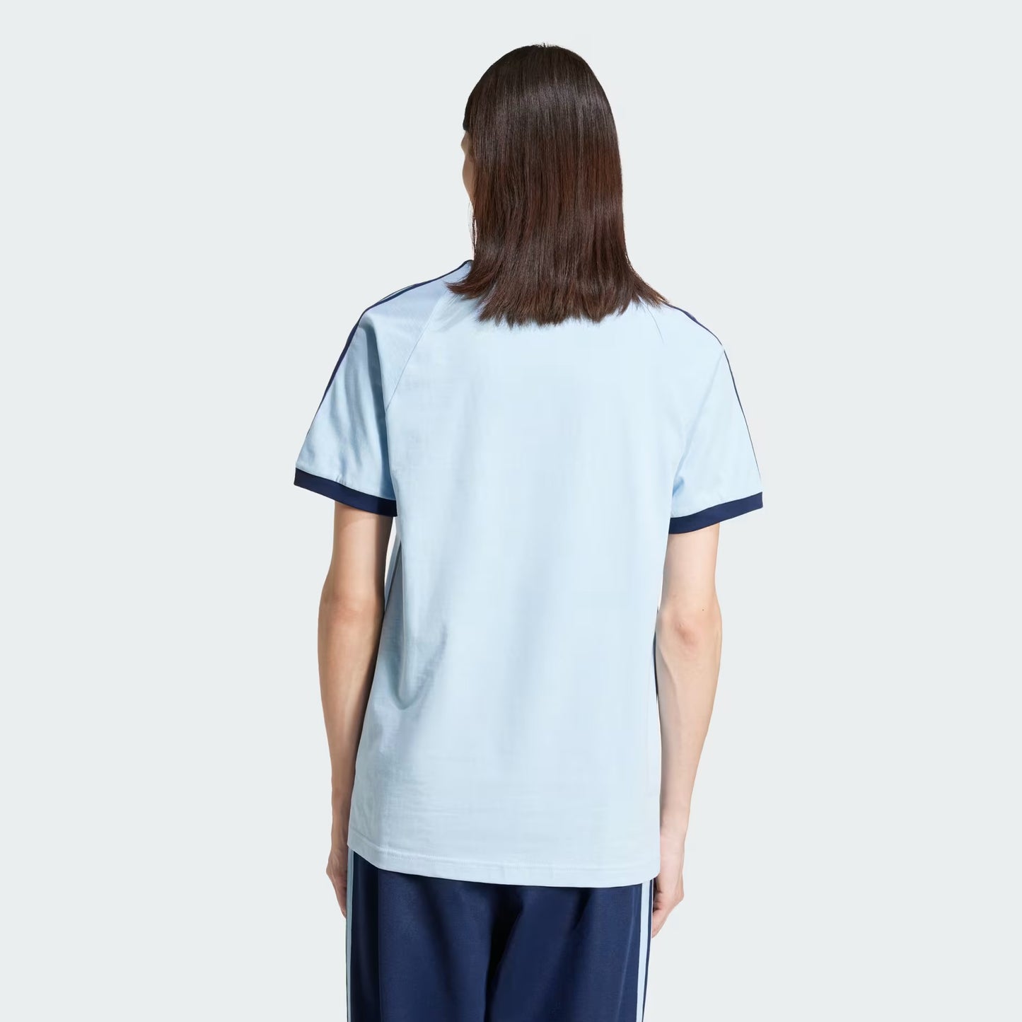 T-shirt adicolor 3 stripes Celeste