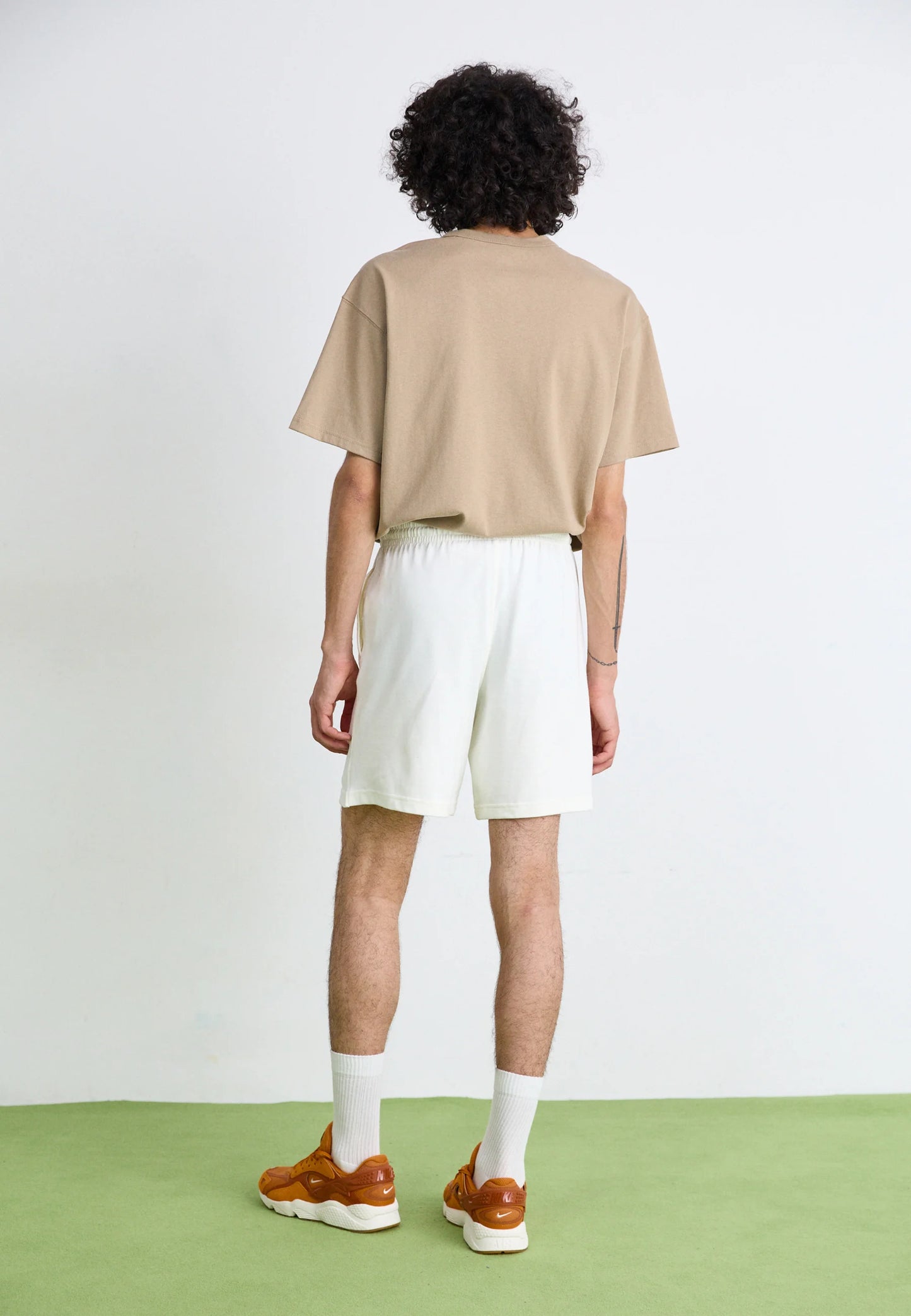 Nike Club Shorts Bianco
