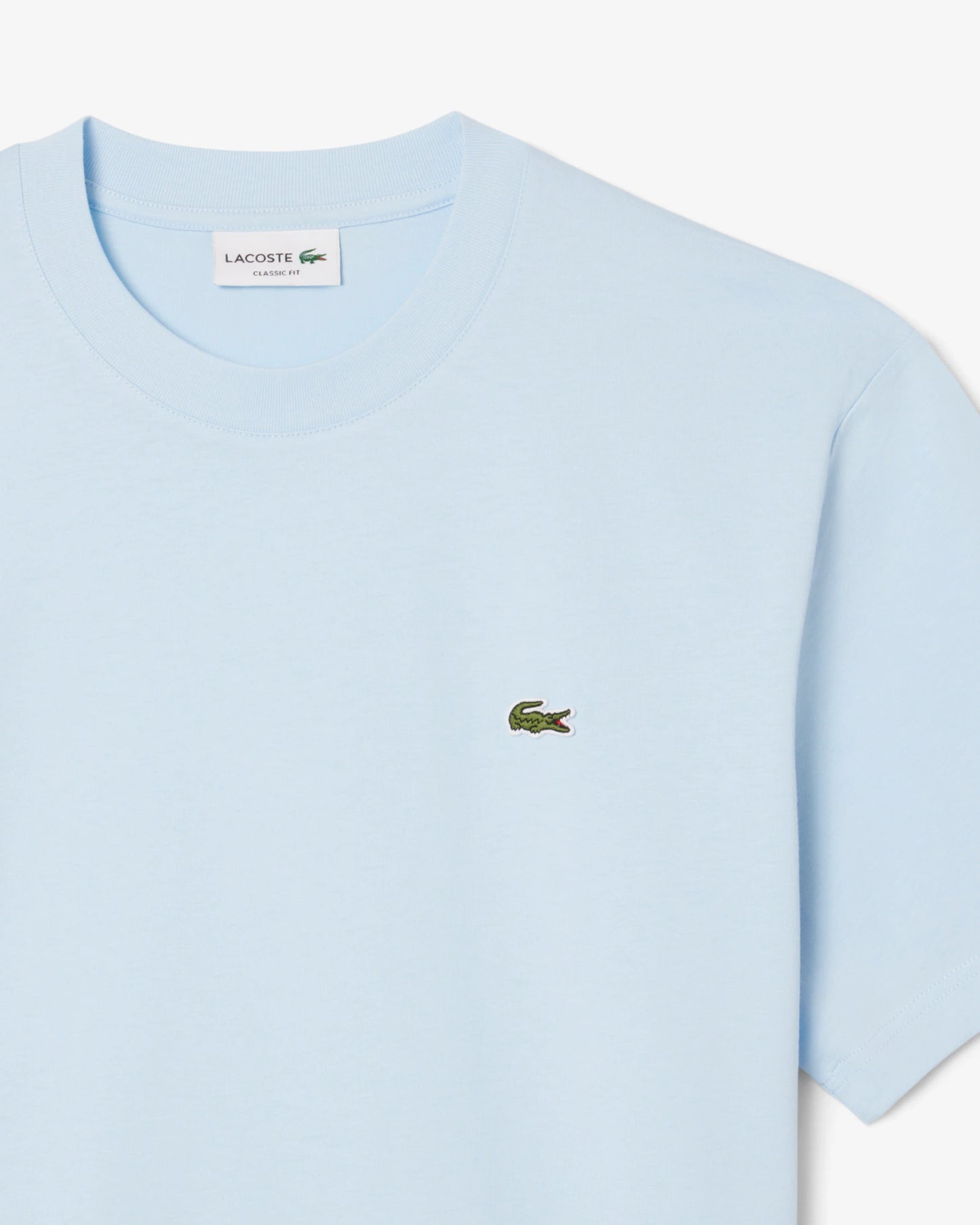 T-shirt Lacoste in cotone Azzurra