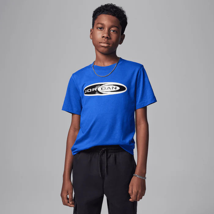 Jordan con Logo gommato Blu