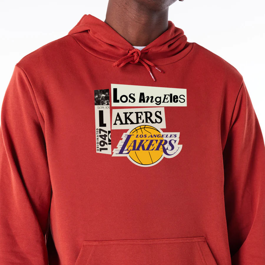 Felpa Los Angeles Lakers Newspaper Graphic