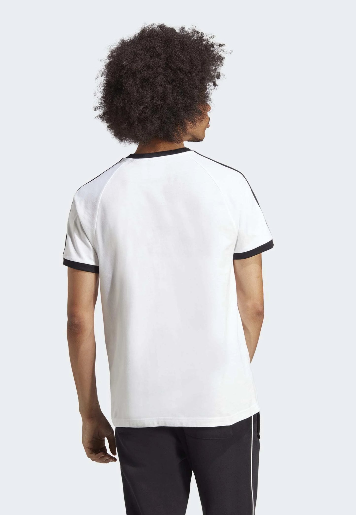 T-shirt adicolor 3 stripes Bianca