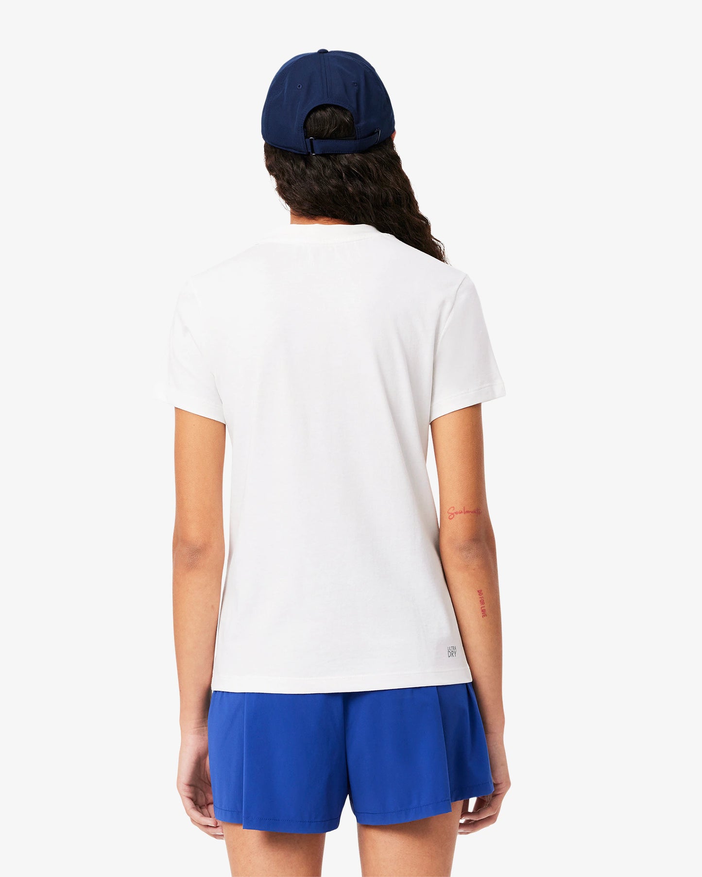 T-shirt sportiva tecnica ultra-dry in cotone Bianca