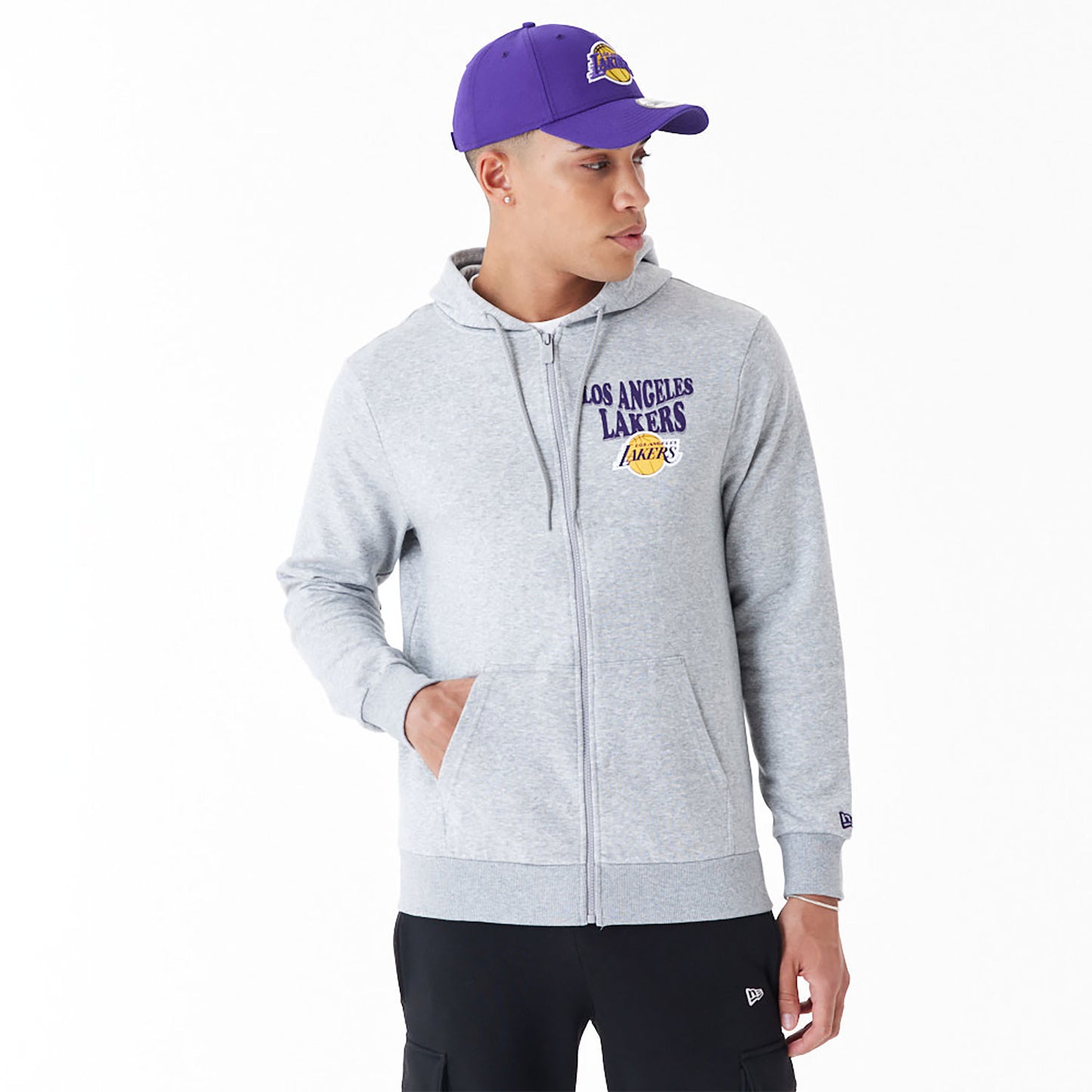 Felpa LA Lakers NBA Essential Grigia.