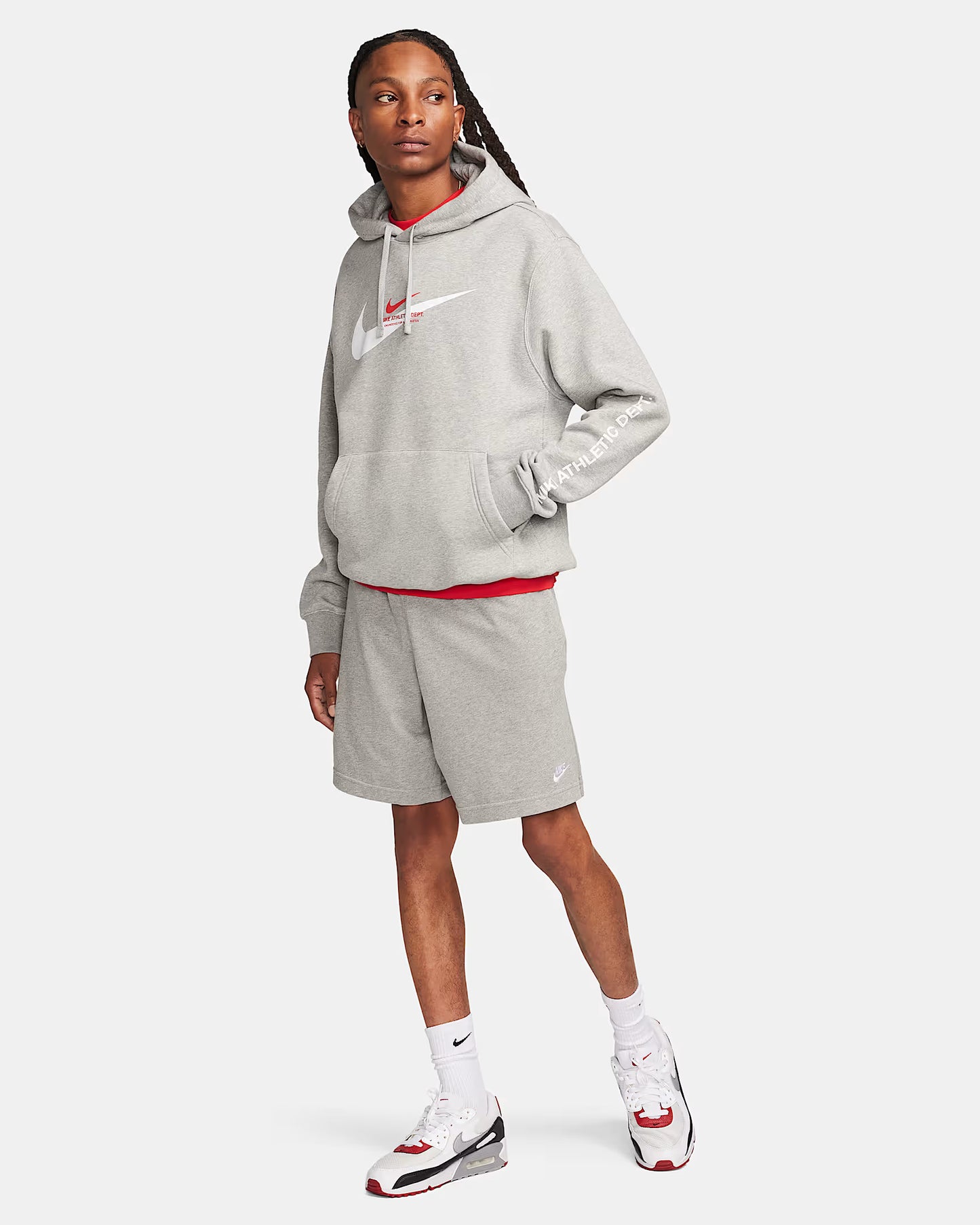 Nike Club Shorts Grigio