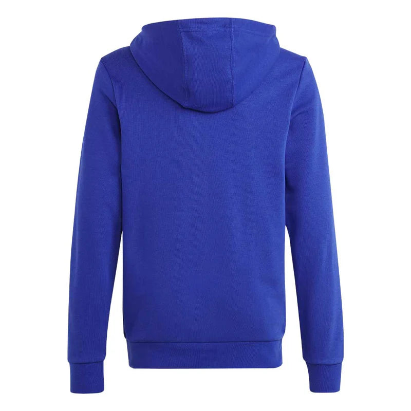 adidas - Felpa con cappuccio in cotone essenziale con logo grande per bambini