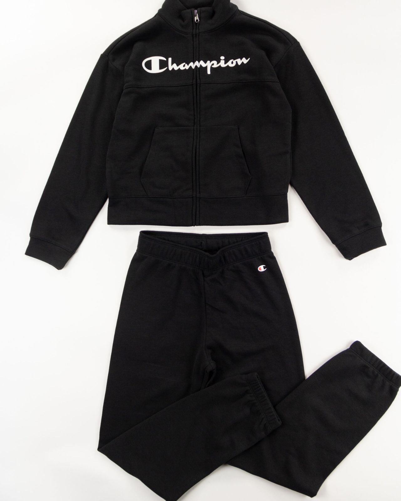 CHAMPION tuta full zip con logo