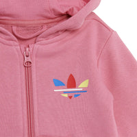 Hoodie Set Adidas  fz rosa