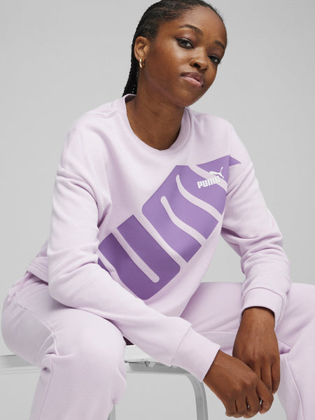 Felpa da donna Puma Power Lilla