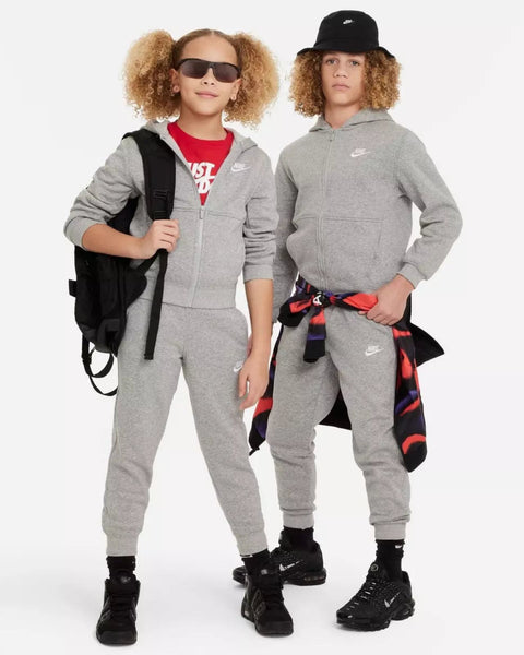 NIKE Tuta Sportswear Club Fleece Grigia