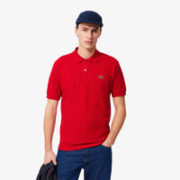 Polo Lacoste Rossa in Piquè