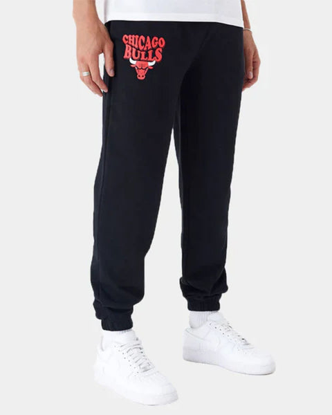 NEW ERA Chicago Bulls NBA Script Men's Pants Black