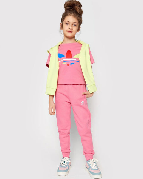 Adidas Pantaloni da tuta adicolor  Rosa Regular Fit