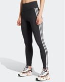 Leggings 3-Stripes Nero Slim Fit