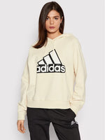 Felpa Essentials Outline Logo Beige Loose Fit