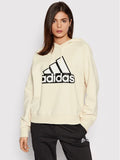Felpa Essentials Outline Logo Beige Loose Fit