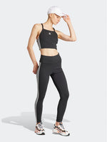 Leggings 3-Stripes Nero Slim Fit