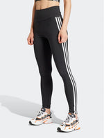 Leggings 3-Stripes Nero Slim Fit