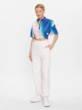 T-shirt Future Icons Woven T-Shirt IC0476 Blu Loose Fit