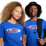 T-SHIRT NIKE SPORTSWEAR BIG BAMBINI BLU