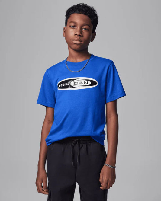 Jordan con Logo gommato Blu