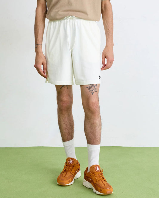 Nike Club Shorts Bianco