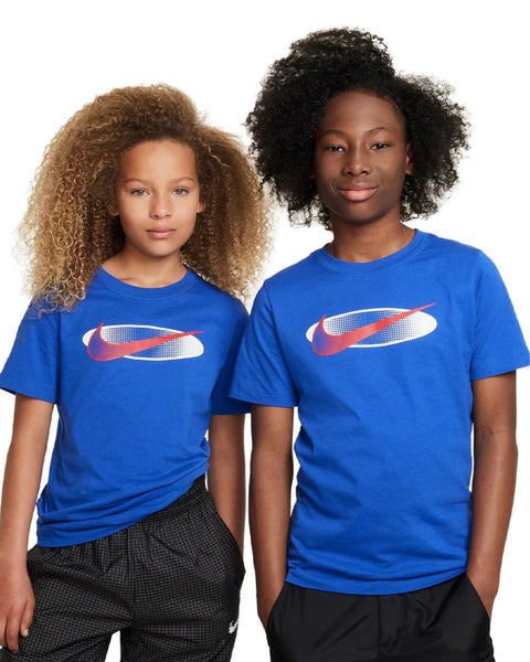 T-SHIRT NIKE SPORTSWEAR BIG BAMBINI BLU