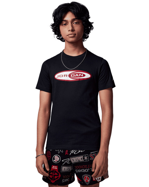 T-shirt nera per bambini - Jordan Essentials