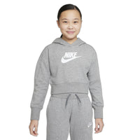 Felpa da ragazza con cappuccio Nike Club