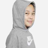 Felpa da ragazza con cappuccio Nike Club